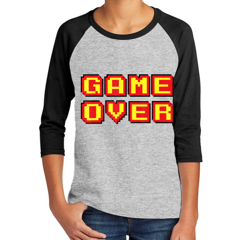 Limited Edition Game Over Vintage Retro Video Games Gaming Arcade Youth 3/4 Sleeve by Karyn Love | Artistshot