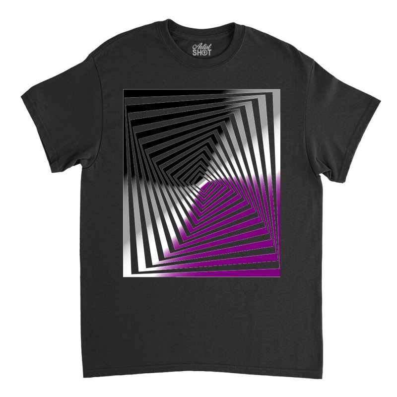 Optical Illusion Art, Asexual Illusion Art Classic T-shirt by cryingfamilies16 | Artistshot