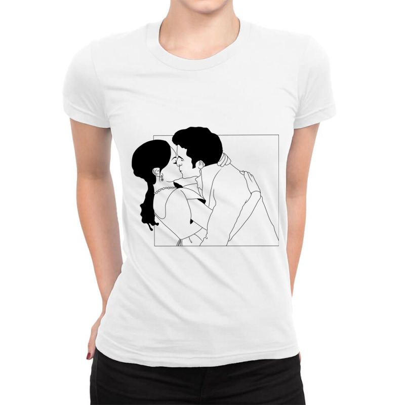 Kate And Anthony Ladies Fitted T-Shirt by RONALDPOYNTER | Artistshot