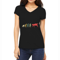 Archery Horse 'riding Evolution Women's V-neck T-shirt | Artistshot