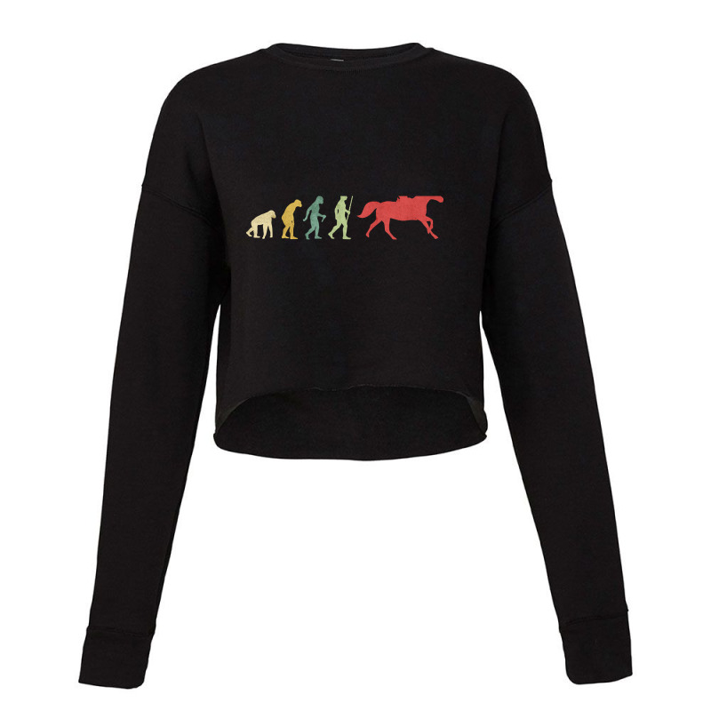 Archery Horse 'riding Evolution Cropped Sweater by MadonnaDaum45 | Artistshot