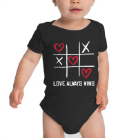 Limited Edition Game Player Gamer Tic Tac Toe Cute Valentine's Day Baby Bodysuit | Artistshot