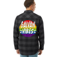 Galvan Vibes Matching Squad Family Reunion Last Name T Shirt Flannel Shirt | Artistshot