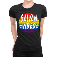 Galvan Vibes Matching Squad Family Reunion Last Name T Shirt Ladies Fitted T-shirt | Artistshot