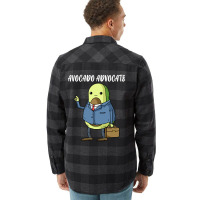 Avocado Advocate Funny Lawyer Gift Flannel Shirt | Artistshot