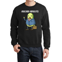 Avocado Advocate Funny Lawyer Gift Crewneck Sweatshirt | Artistshot