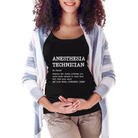 Anesthesia Technician - Definition Design Maternity Scoop Neck T-shirt | Artistshot