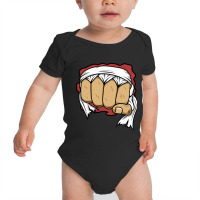 Bloody Fist Fight Baby Bodysuit | Artistshot