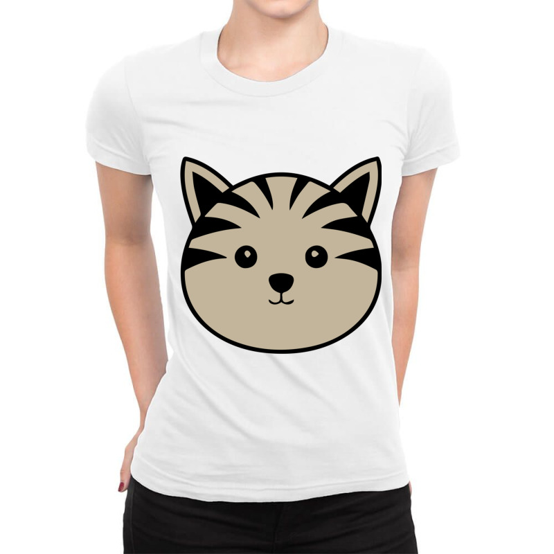 Cat Lightning Ladies Fitted T-Shirt by PENNYMALONE | Artistshot