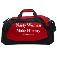 Nasty Woman Make History Active Duffel | Artistshot