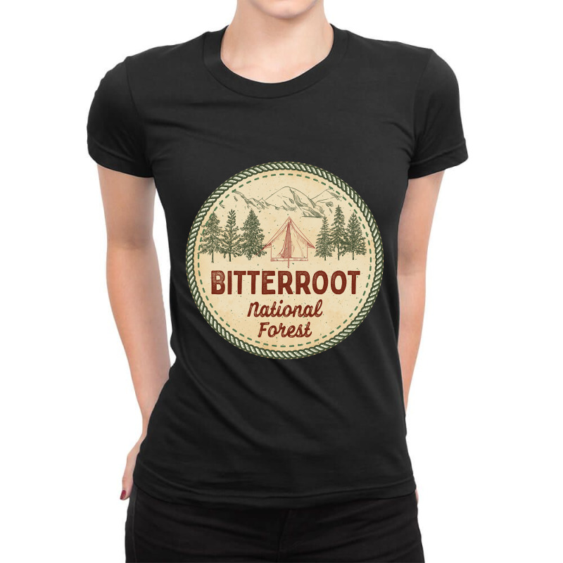 Bitterroot National Forest-ftdgm Ladies Fitted T-Shirt by nuanceteams169 | Artistshot