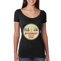 Bitterroot National Forest-ftdgm Women's Triblend Scoop T-shirt | Artistshot