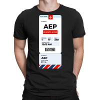 Buenos Aires Boarding Pass T-shirt | Artistshot