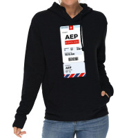 Buenos Aires Boarding Pass Lightweight Hoodie | Artistshot