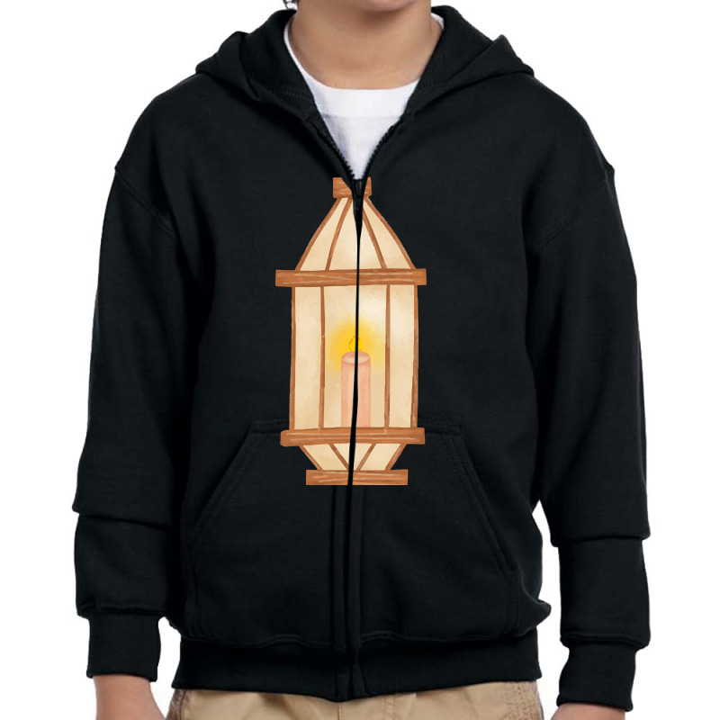 Lantern Light Youth Zipper Hoodie | Artistshot