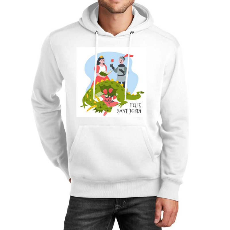 Felic Sant Jordi Unisex Hoodie by RONALDPOYNTER | Artistshot