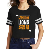 Lion Animal Wildlife - Lioness Big Cat Lion Scorecard Crop Tee | Artistshot