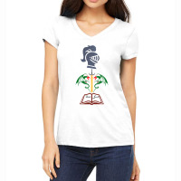 Sant Jordi Women's V-neck T-shirt | Artistshot