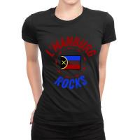 Hot Trend Lamnburg Rocks Distressed Ladies Fitted T-shirt | Artistshot