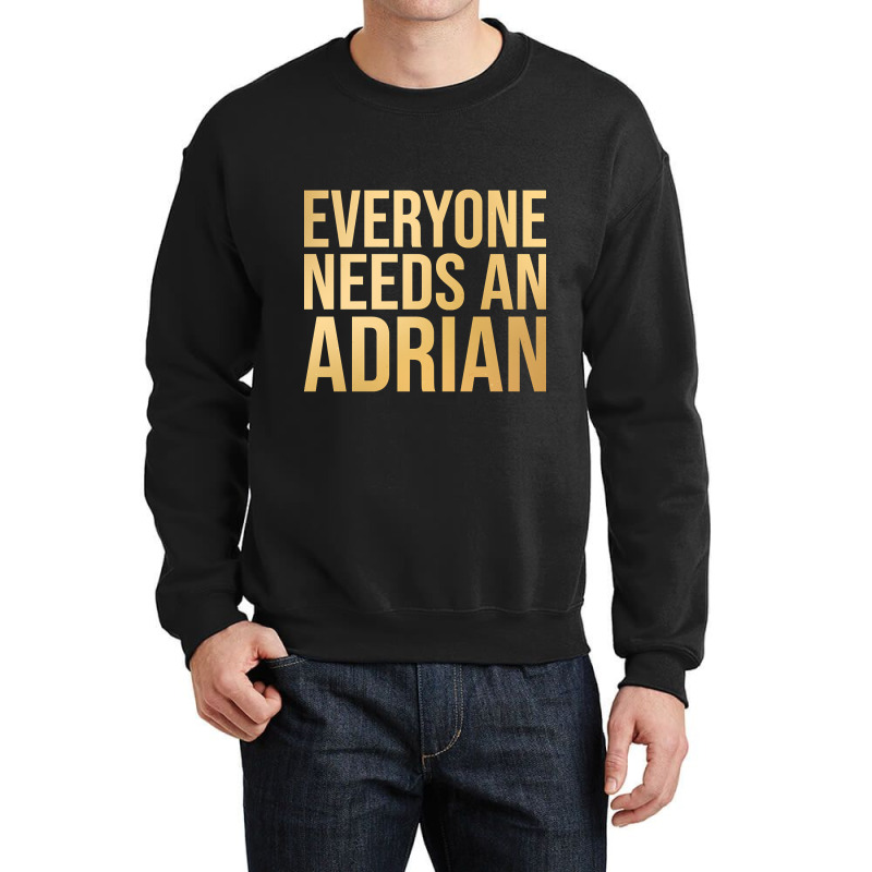 Adrian Name-wyg2j Crewneck Sweatshirt by samplereunited121 | Artistshot