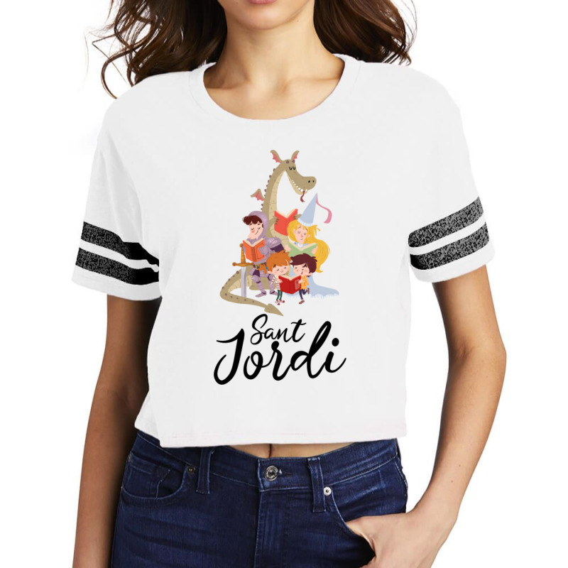 Sant Jordi Scorecard Crop Tee by RONALDPOYNTER | Artistshot