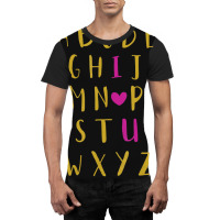 Hot Trend Love Alphabet Letters You Hearts Day Valentines Day Graphic T-shirt | Artistshot