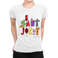 Sant Jordi   (6) Ladies Fitted T-shirt | Artistshot