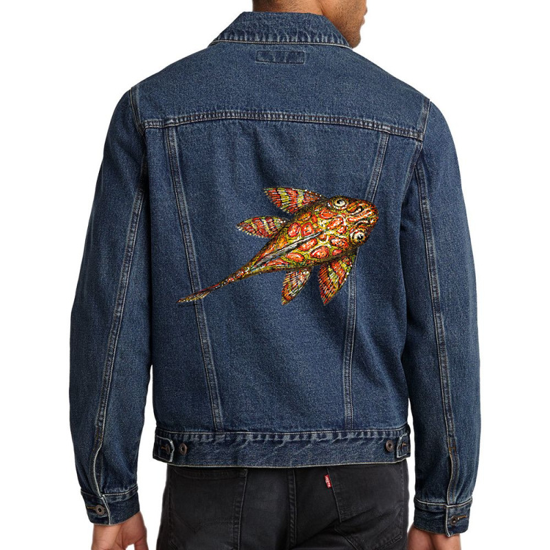 Trending Christmas Pleco Fish Men Denim Jacket by Inmamlil638 | Artistshot