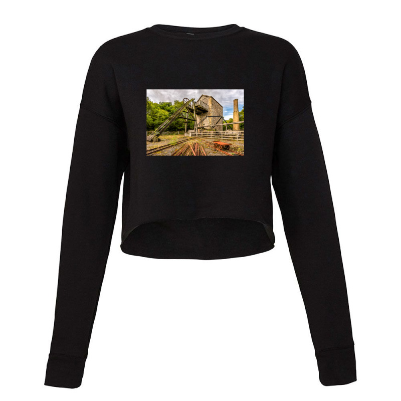 Minera Mine Coedpoeth Wales Cropped Sweater by PeteBabic | Artistshot