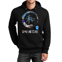 Peace Japanese Kanji Word Symbol Enso Circle 6 Unisex Hoodie | Artistshot