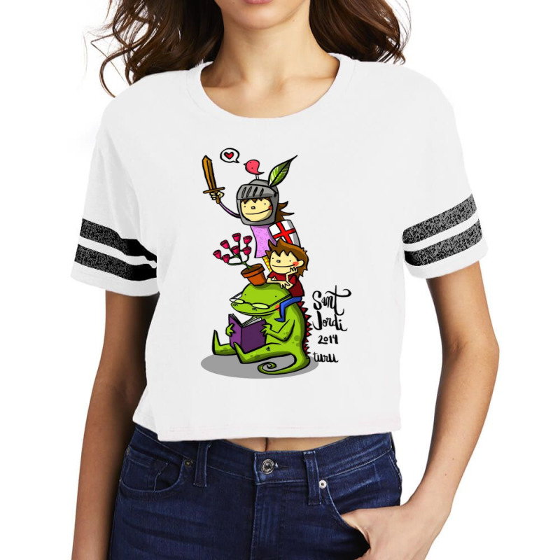 Sant Jordi Scorecard Crop Tee by RONALDPOYNTER | Artistshot