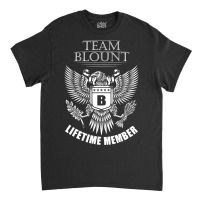 Blount Name Team Shirt Blount Lifetime Member Classic T-shirt | Artistshot