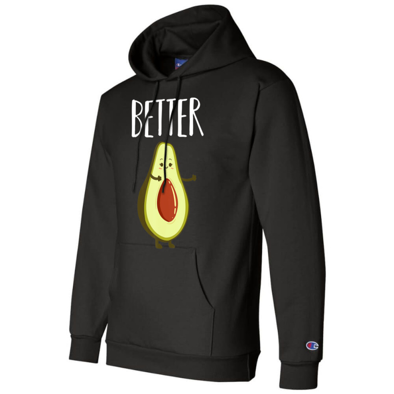 Hot Trend Better Half Avocado Matching Couple Valentine's Day Wedding Champion Hoodie by Berrios Crisp | Artistshot