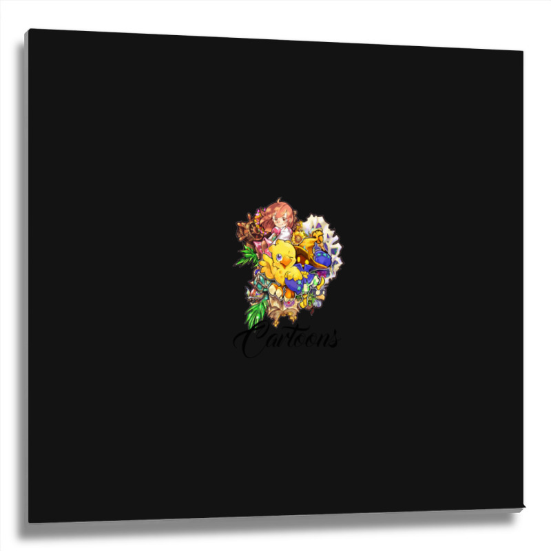 Cartoons Design Products Metal Print Square | Artistshot