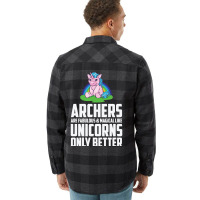 Archery Unicorn Bow Hunting Archer Crossbow Arrow Flannel Shirt | Artistshot