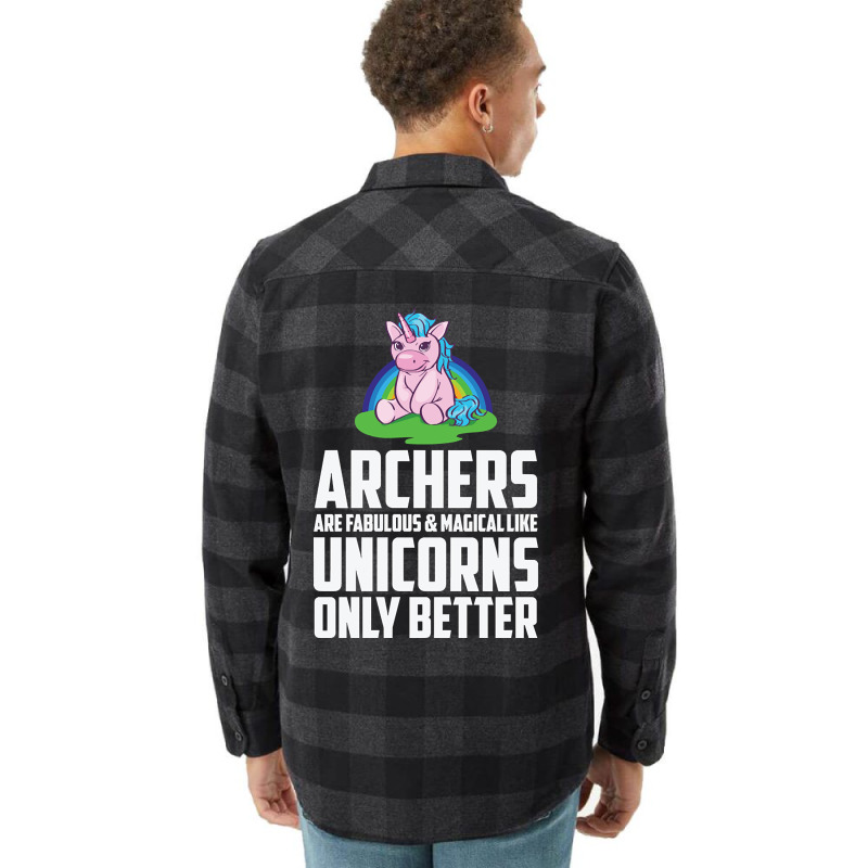 Archery Unicorn Bow Hunting Archer Crossbow Arrow Flannel Shirt | Artistshot