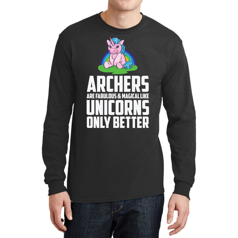 Archery Unicorn Bow Hunting Archer Crossbow Arrow Long Sleeve Shirts | Artistshot