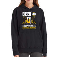 Beer Sharp Objects What Could Go Wrong Chainsaw Lumberjack Vintage Hoodie | Artistshot