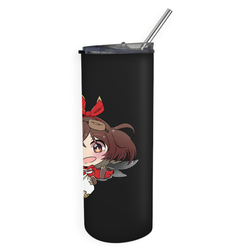 Amber Genshin Chibi Skinny Tumbler | Artistshot