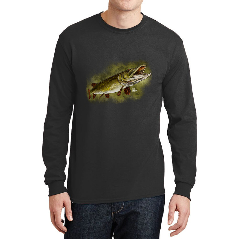 Northern Pike Long Sleeve Shirts by mrbigzeroht | Artistshot