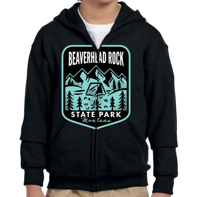 Beaverhead Creek State Park Montana Youth Zipper Hoodie by kayakbetween30 | Artistshot