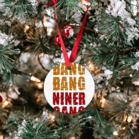 Bang Bang Niner Gang Football Ornament | Artistshot