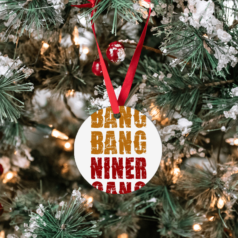 Bang Bang Niner Gang Football Ornament | Artistshot