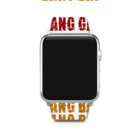 Bang Bang Niner Gang Football Apple Watch Band | Artistshot