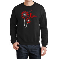 Hot Trend Love Dandelion Asl American Sign Language Valentine's Day Crewneck Sweatshirt | Artistshot