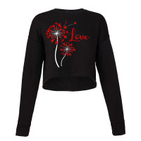 Hot Trend Love Dandelion Asl American Sign Language Valentine's Day Cropped Sweater | Artistshot