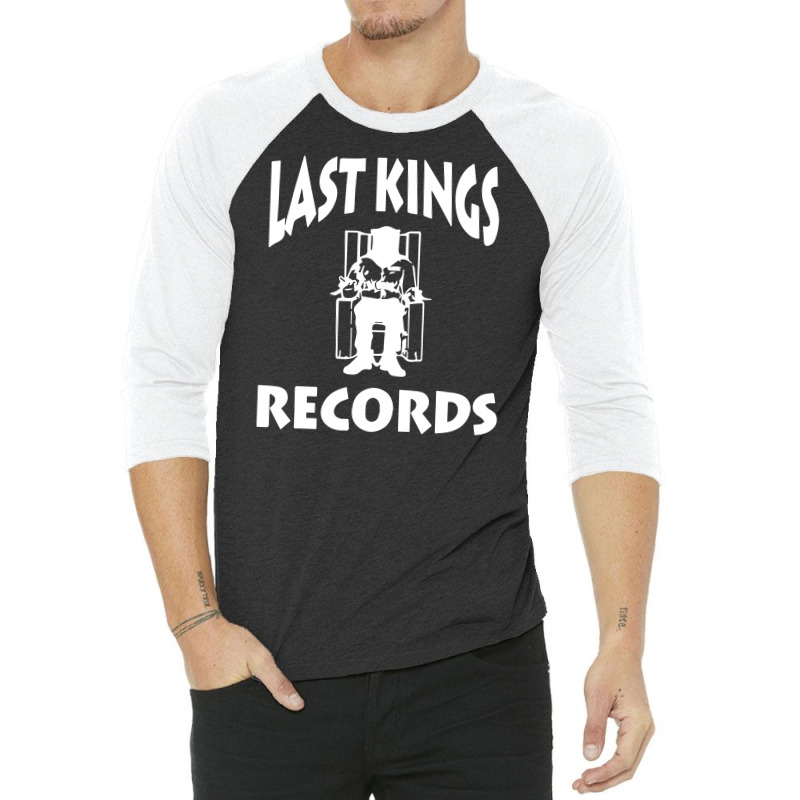 t-shirt, baseball shirt, black and white, shirt, tyga, last kings