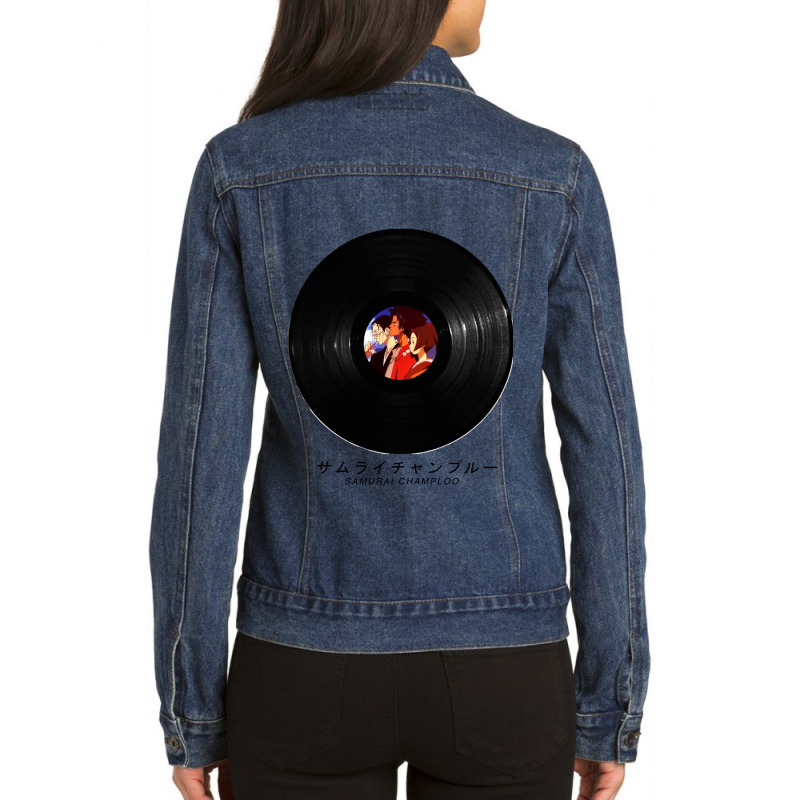 Samurai Champloo Premium Ladies Denim Jacket by RONALDPOYNTER | Artistshot