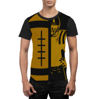 American Football Player Lineman Quarterback Game Day Men Graphic T-shirt | Artistshot