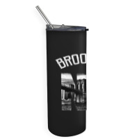 Brooklyn New York Skyline Hoodie Brooklyn Sweatshirt Skinny Tumbler | Artistshot